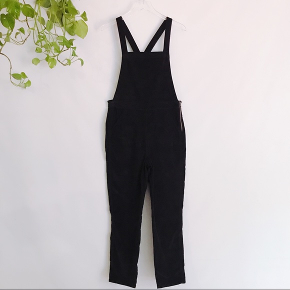 black velvet overalls